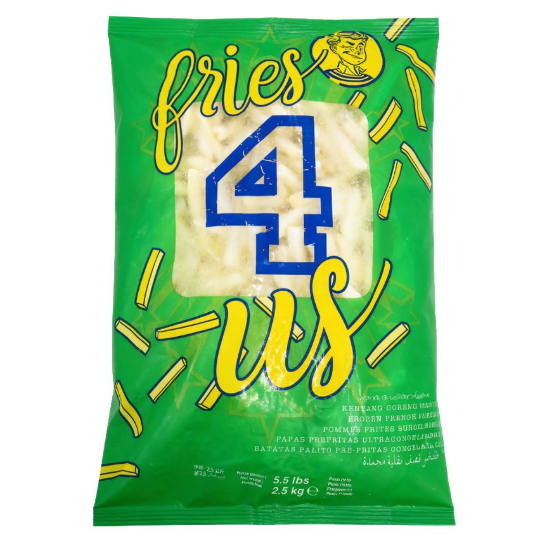 Картофель фри "Fries4us" (9*9 мм) 2,5 кг