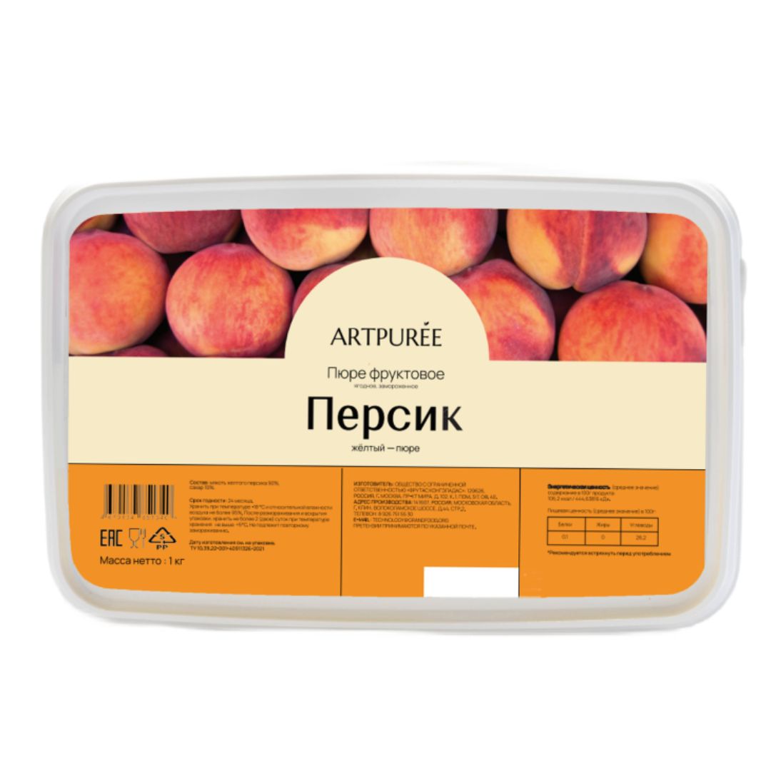 Пюре "Персик" ARTPUREE 1 кг