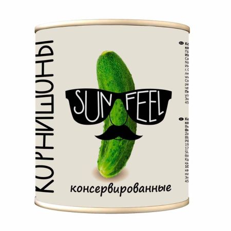 Корнишоны маринованные "SUNFEEL" 3,1 л