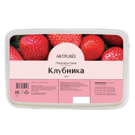 Пюре "Клубника" ARTPUREE 1 кг
