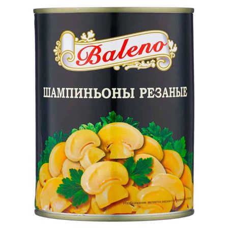 Шампиньоны резаные "Baleno" 3 л
