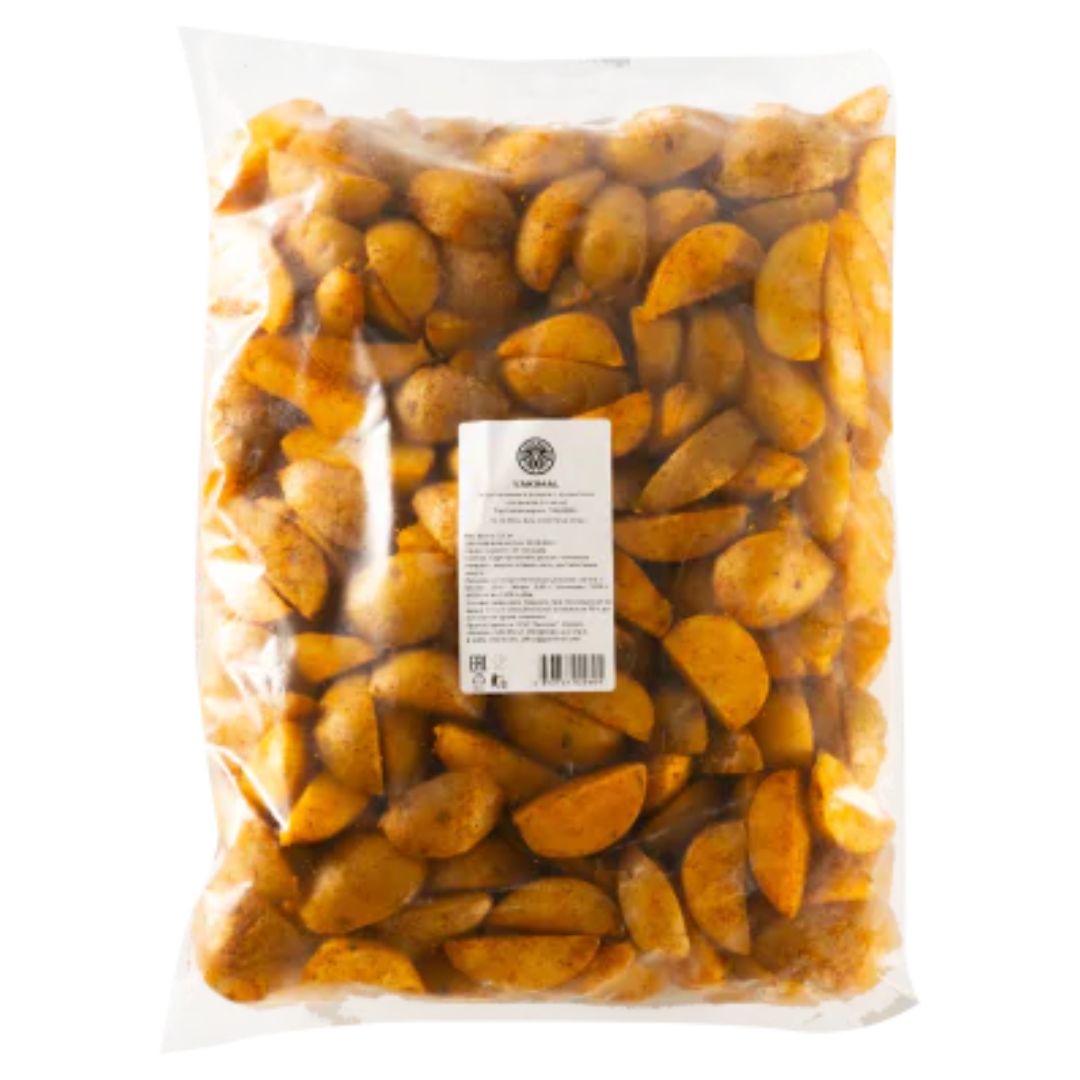 Картофельные дольки с ароматной паприкой (спайси) 2,5 кг (Yakimal)