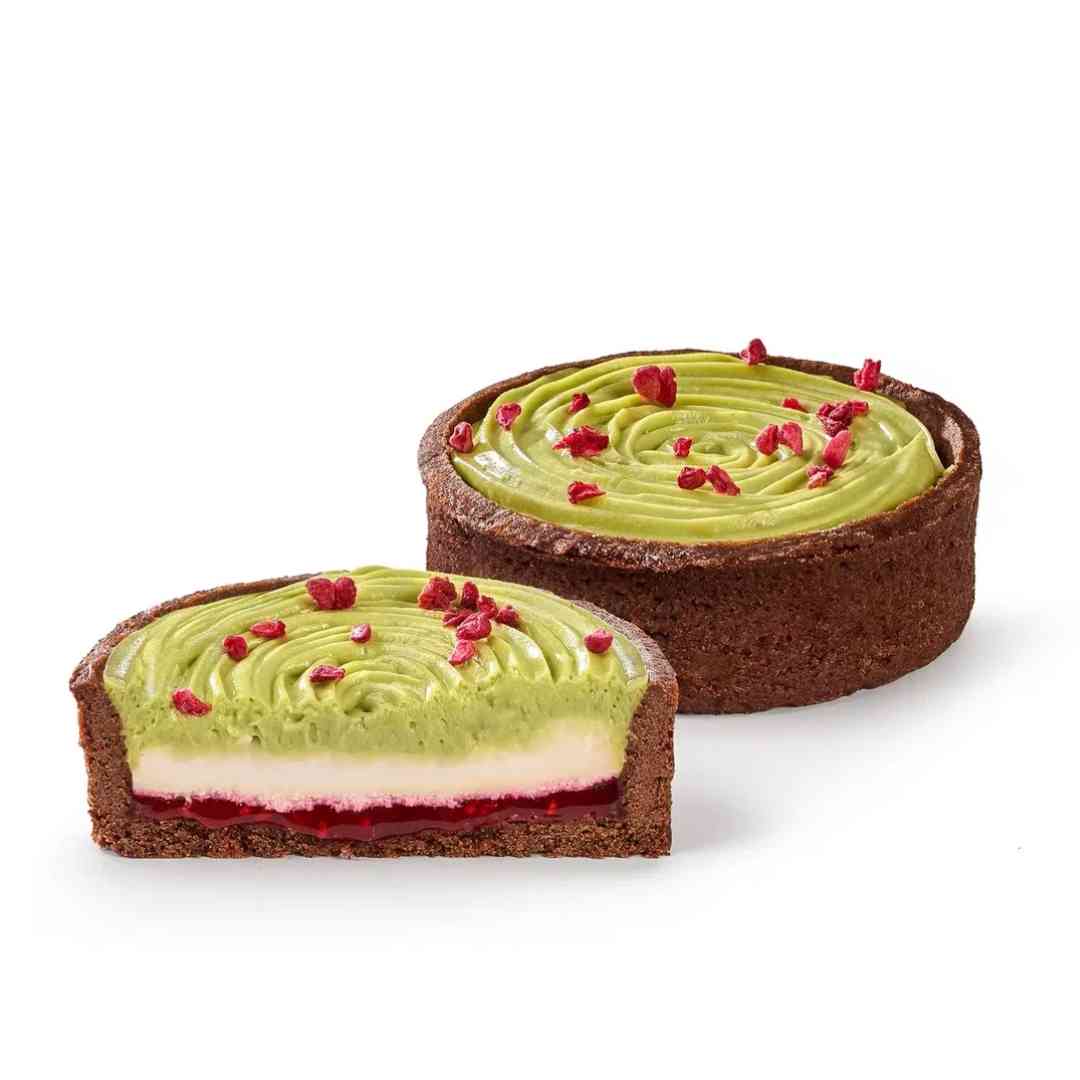 Тарталетка "Фисташковая с малиной" 810 г (9 штук)