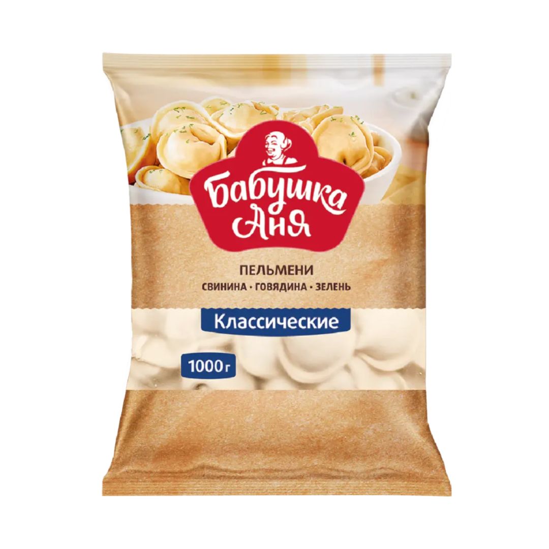 Пельмени "Классические" Бабушка Аня 1 кг