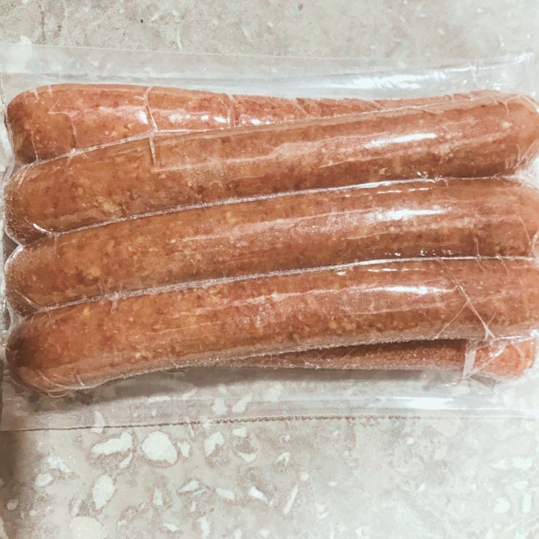 Колбаски в/к "Варшавская из свинины" (7 штук) 525 г (Слоним)