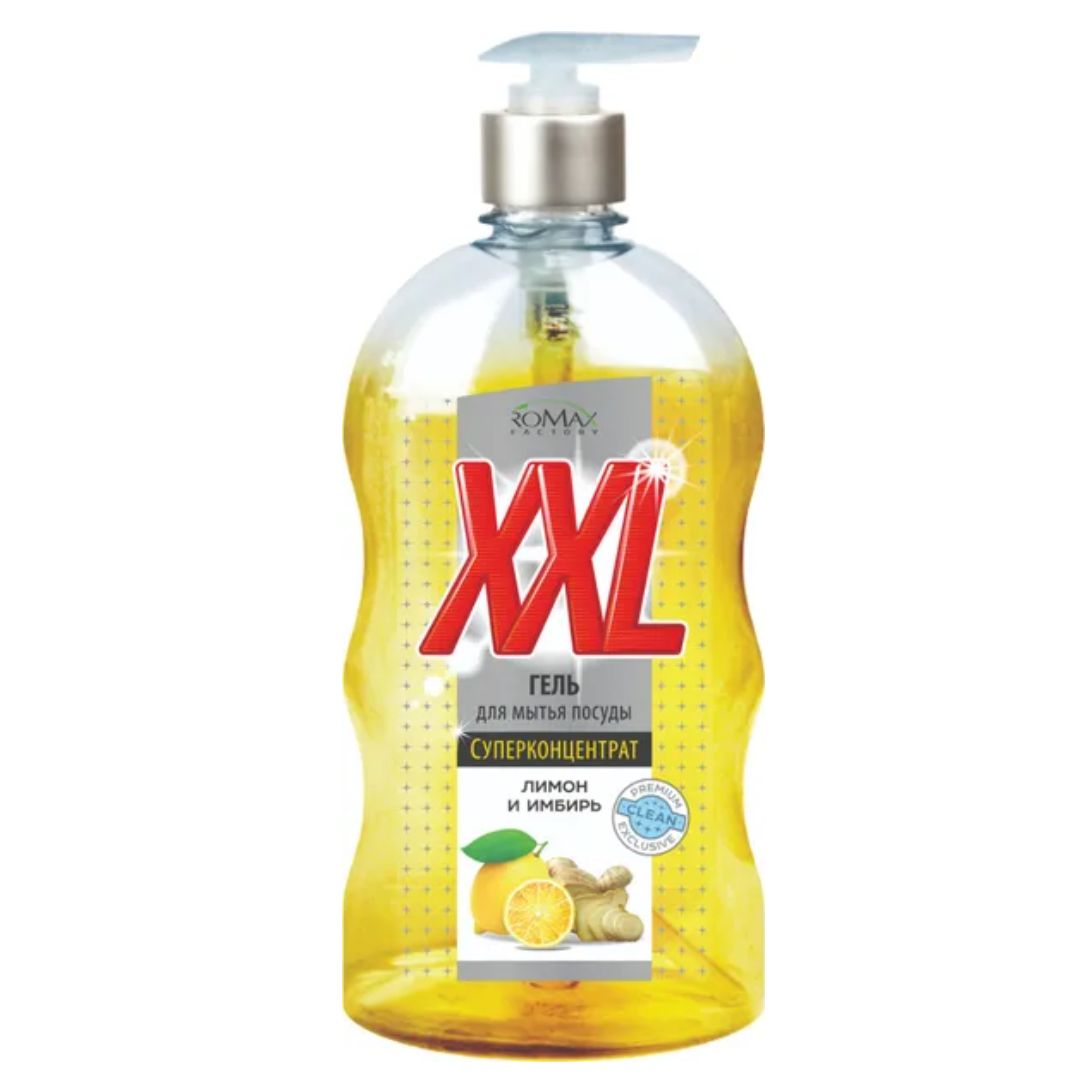 Гель для мытья посуды "XXL Лимон и имбирь" 650 г
