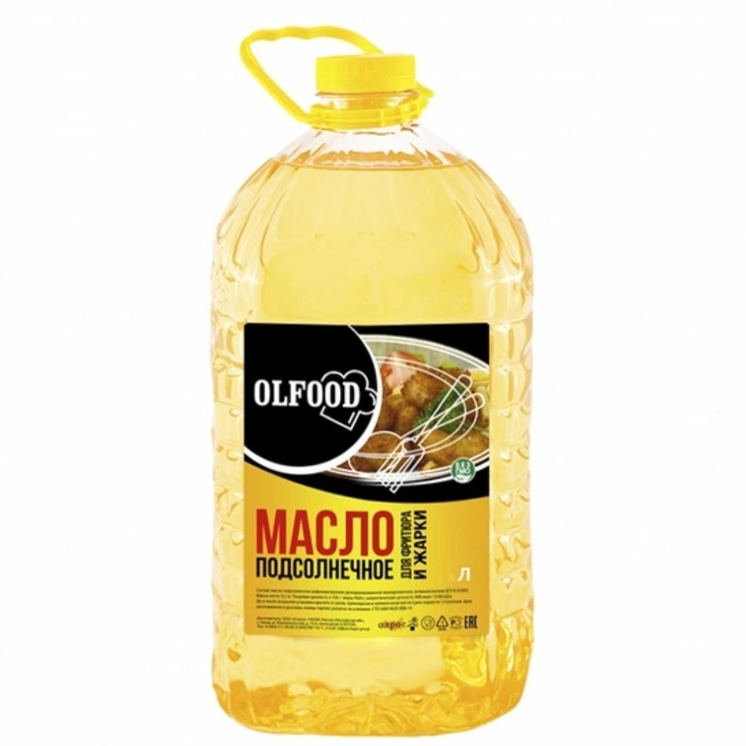 Масло подсолнечное для фритюра OLFOOD 5 л