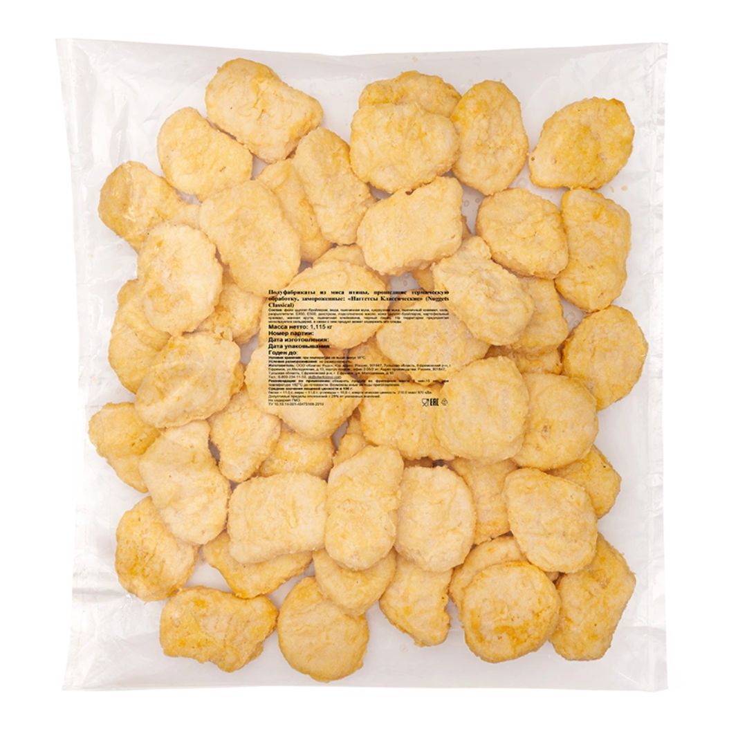 Наггетсы куриные "Классические" 1 кг (Черкизово)