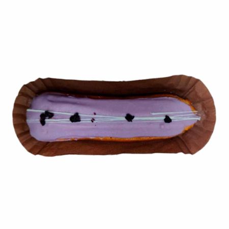 Эклер черничный 80 г (в упаковке 7 штук)