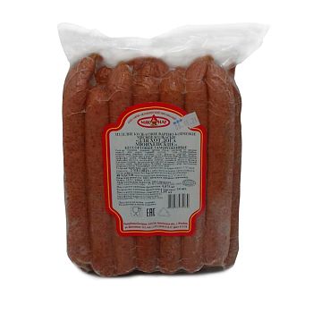 Колбаски для хот-дога в/к "Мюнхенские" (14 штук) 1,05 кг