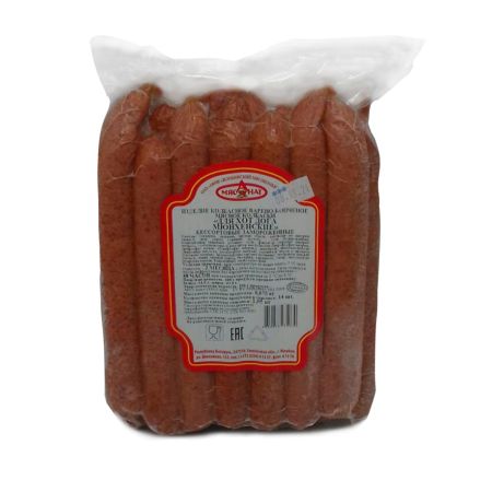 Колбаски для хот-дога в/к "Мюнхенские" (14 штук) 1,05 кг