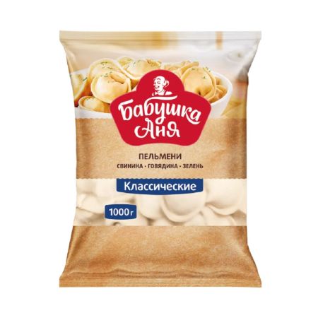 Пельмени "Классические" Бабушка Аня 1 кг