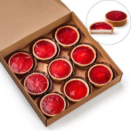 Тарталетка "С клубникой" 810 г (9 штук)
