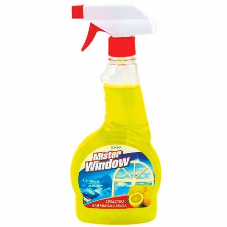 Средство для мытья стёкол "Mister Window Сочный лимон" 500 мл