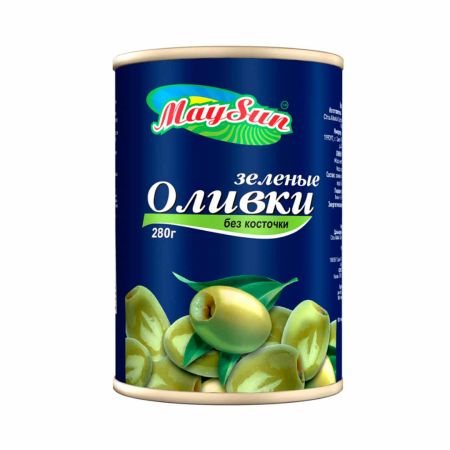 Оливки без косточек "MAYSUN" 300 мл