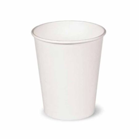 Стакан бумажный однослойный (крафт/черный/белый) 250 мл (в упаковке 50 шт)