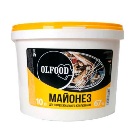 Майонез "Olfood 67%" 10 л