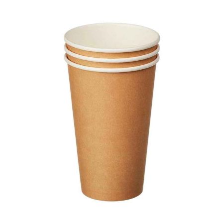 Стакан бумажный однослойный 350 мл (в упаковке 50 шт)