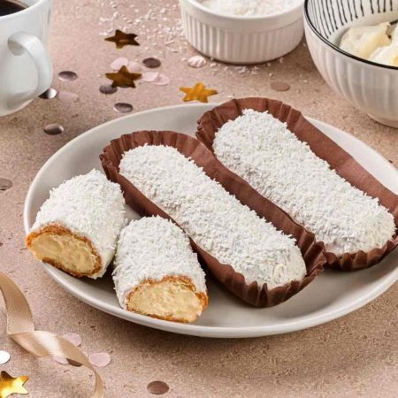 Эклер Кокосовый 350 г (5 штук)