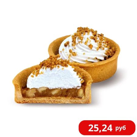 Мини-тарт "С грушей и сыром" 1,12 кг (16 штук)