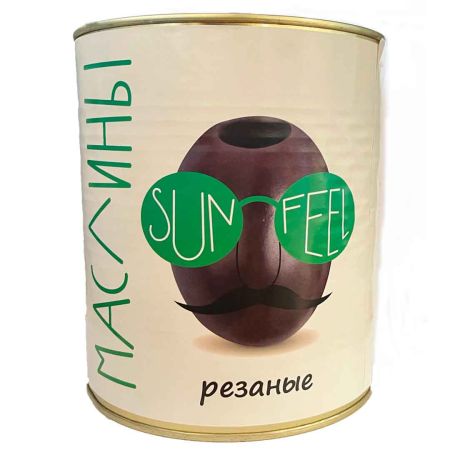 Маслины черные резаные "SUNFEEL" 3-3,1 кг