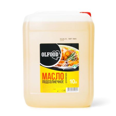 Масло подсолнечное для фритюра OLFOOD 10 л