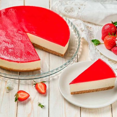 Чизкейк классический "Клубника" 1,3 кг (12 порций)